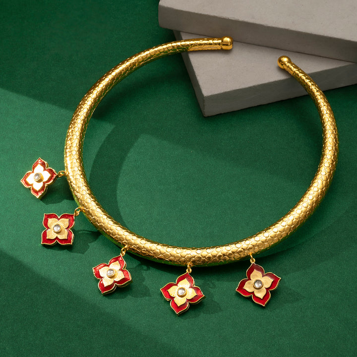 Superphool Hu Main Maroon Necklace