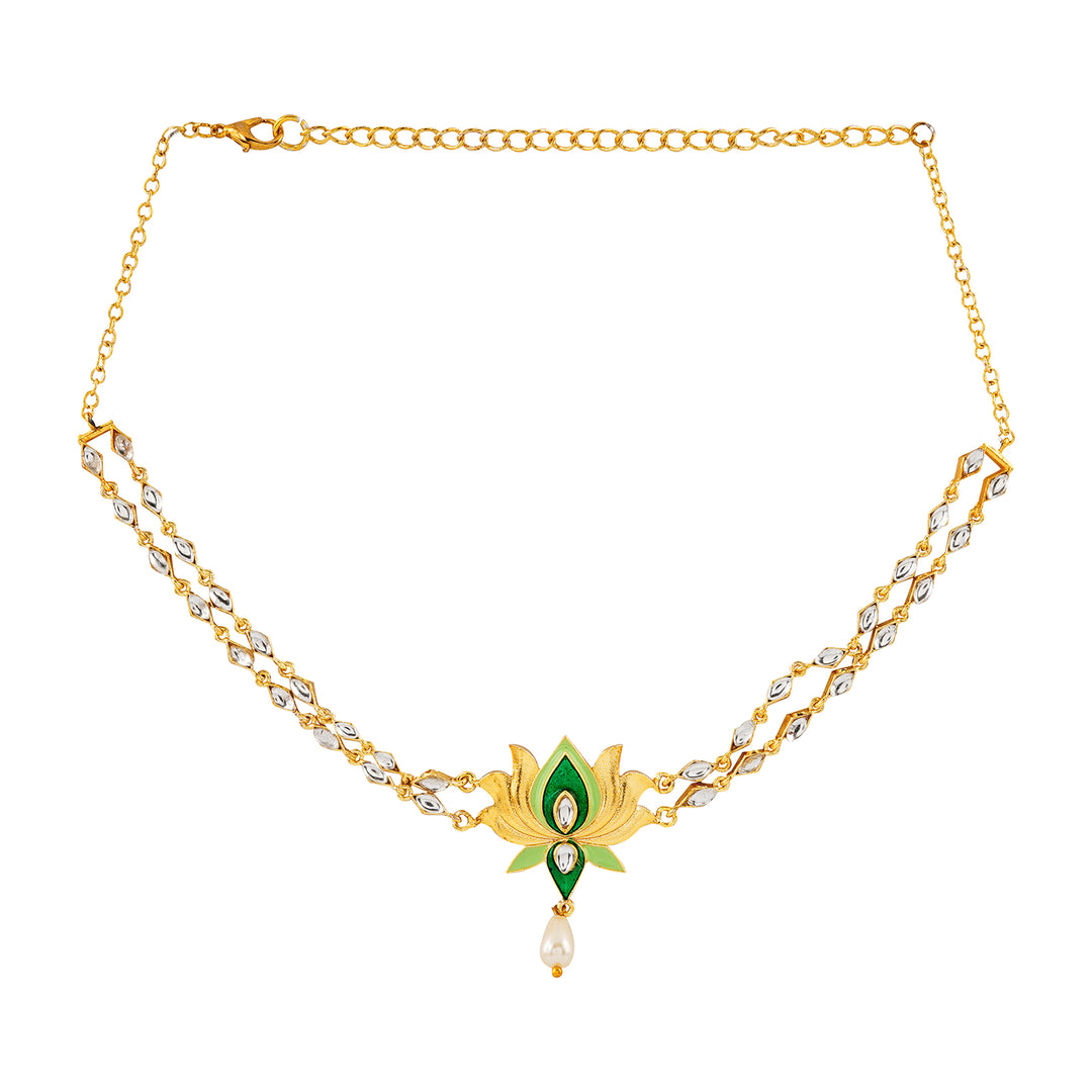 Horn Ok Please Green Truck Art Necklace