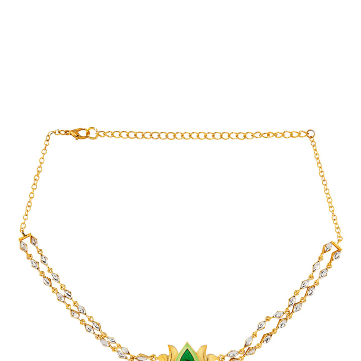 Horn Ok Please Green Truck Art Necklace