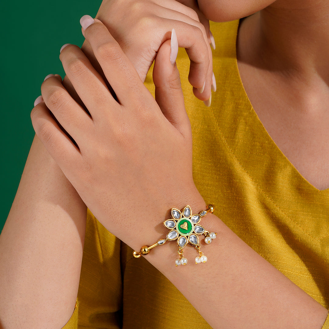 Dilruba Hoon Main Green Bracelet