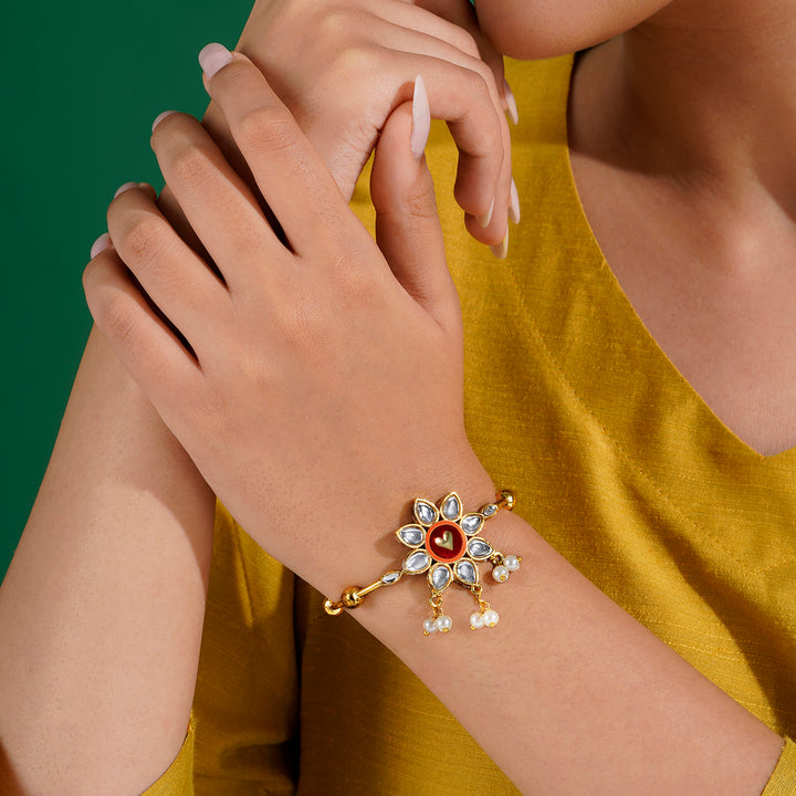 Dilruba Hoon Main Maroon Bracelet