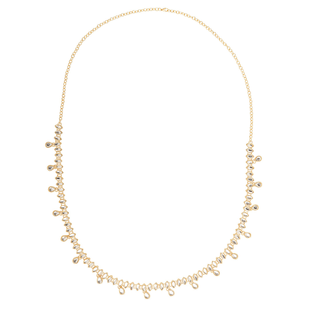 Teejh Neerali Gold and Mirror Kamarpatta