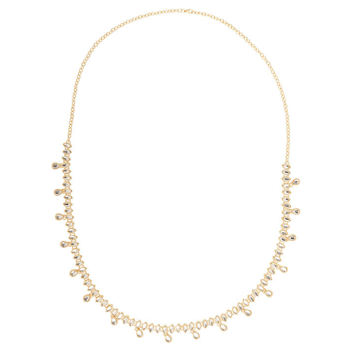 Teejh Neerali Gold and Mirror Kamarpatta