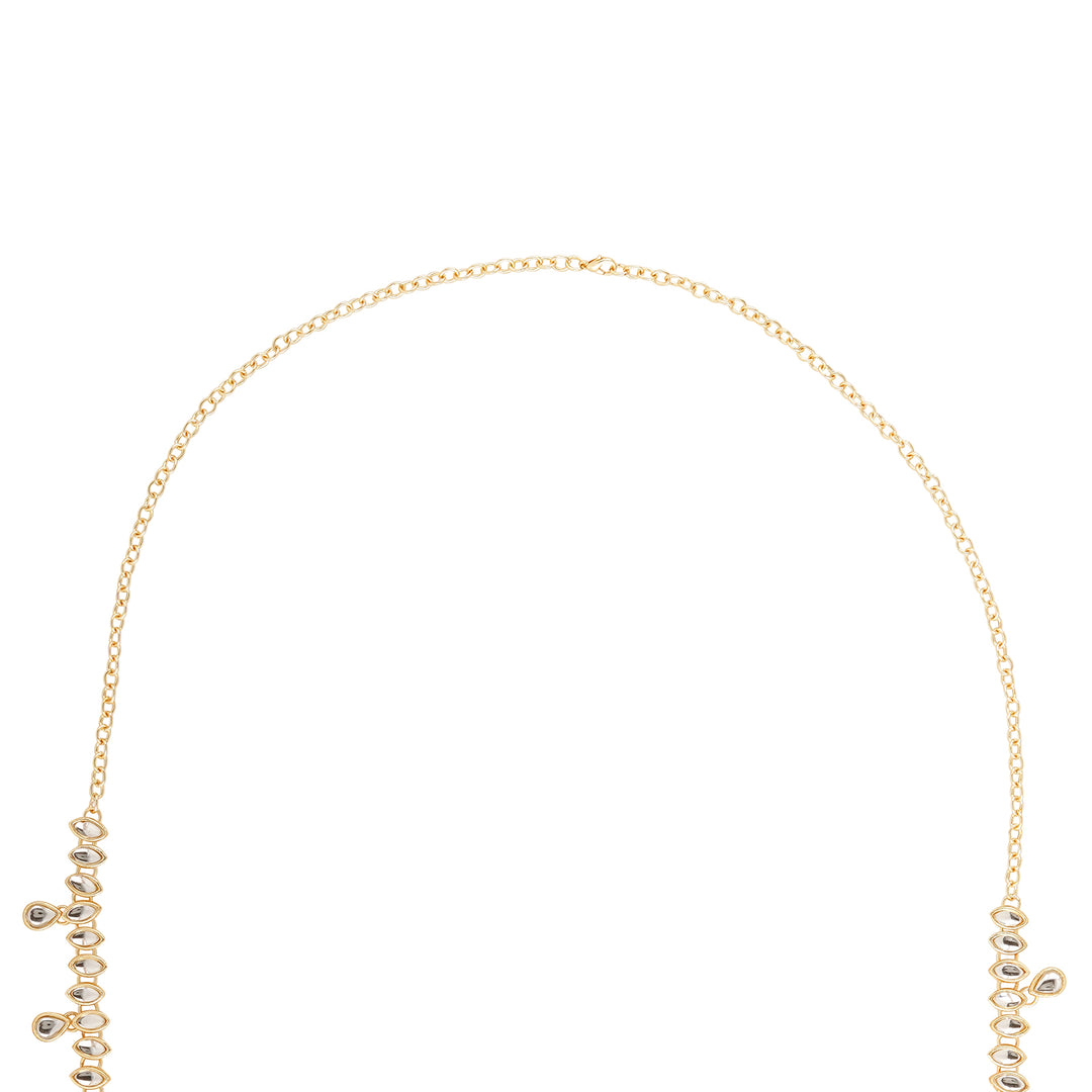 Teejh Neerali Gold and Mirror Kamarpatta