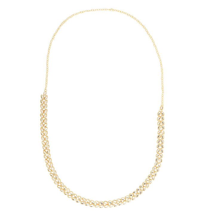 Teejh Jasvi Gold and Mirror Kamarpatti