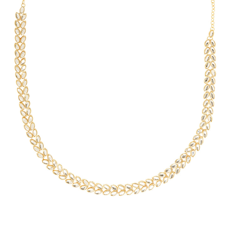 Teejh Jasvi Gold and Mirror Kamarpatti