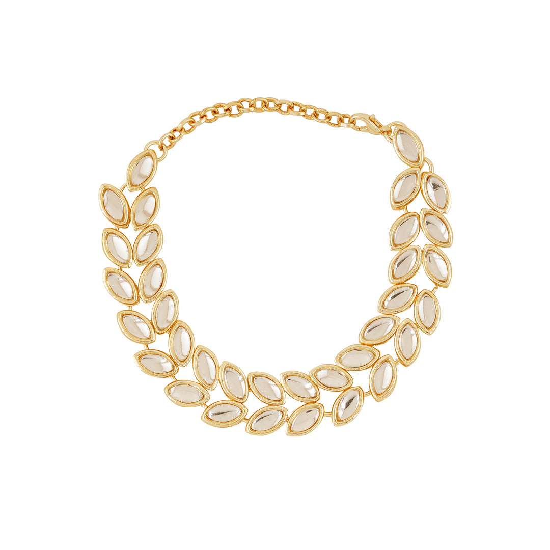 Teejh Karmani Gold and Mirror Bracelet