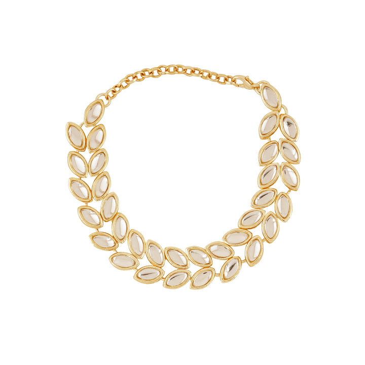 Teejh Karmani Gold and Mirror Bracelet