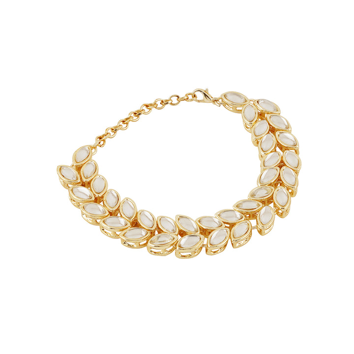 Teejh Karmani Gold and Mirror Bracelet