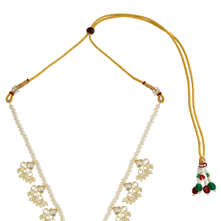 Teejh Ghaznavid White Gold Necklace Set