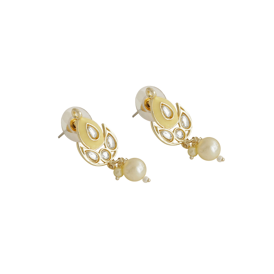 Teejh Ghaznavid White Gold Necklace Set