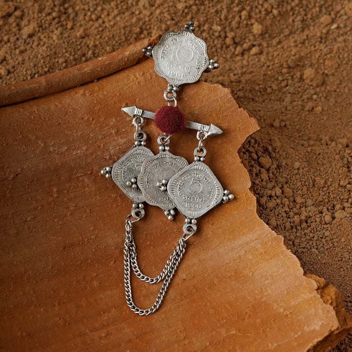 Teejh Varaha Coin Brooch