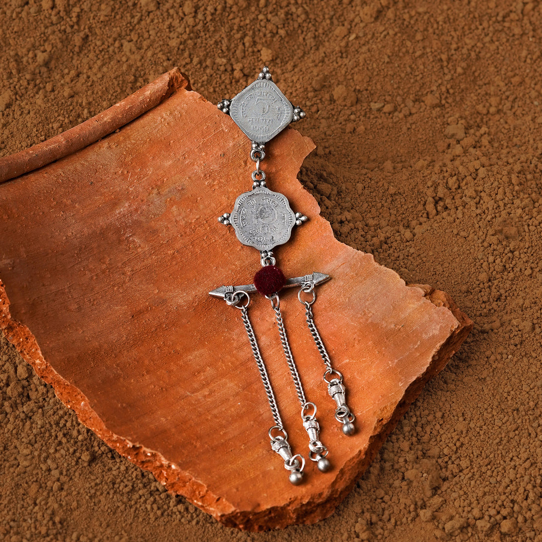Teejh Mana Coin Brooch
