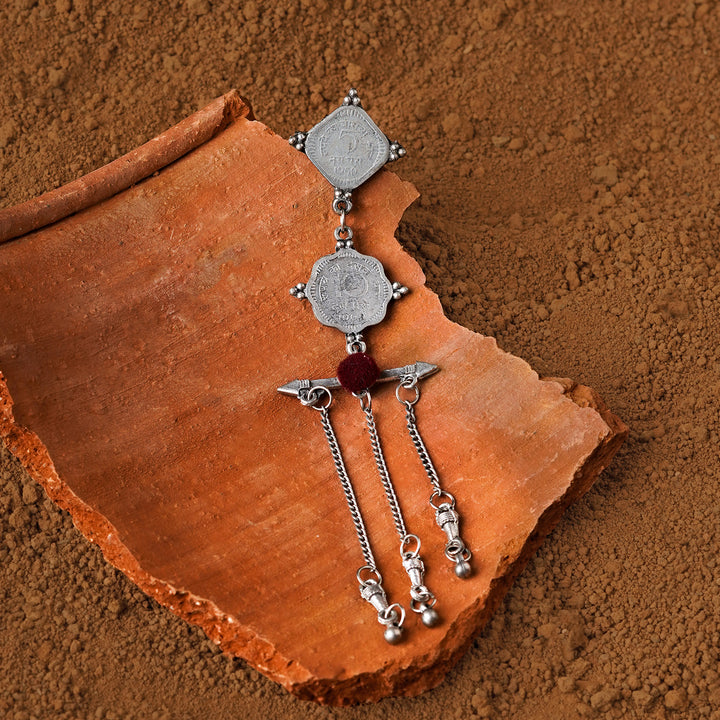 Teejh Mana Coin Brooch