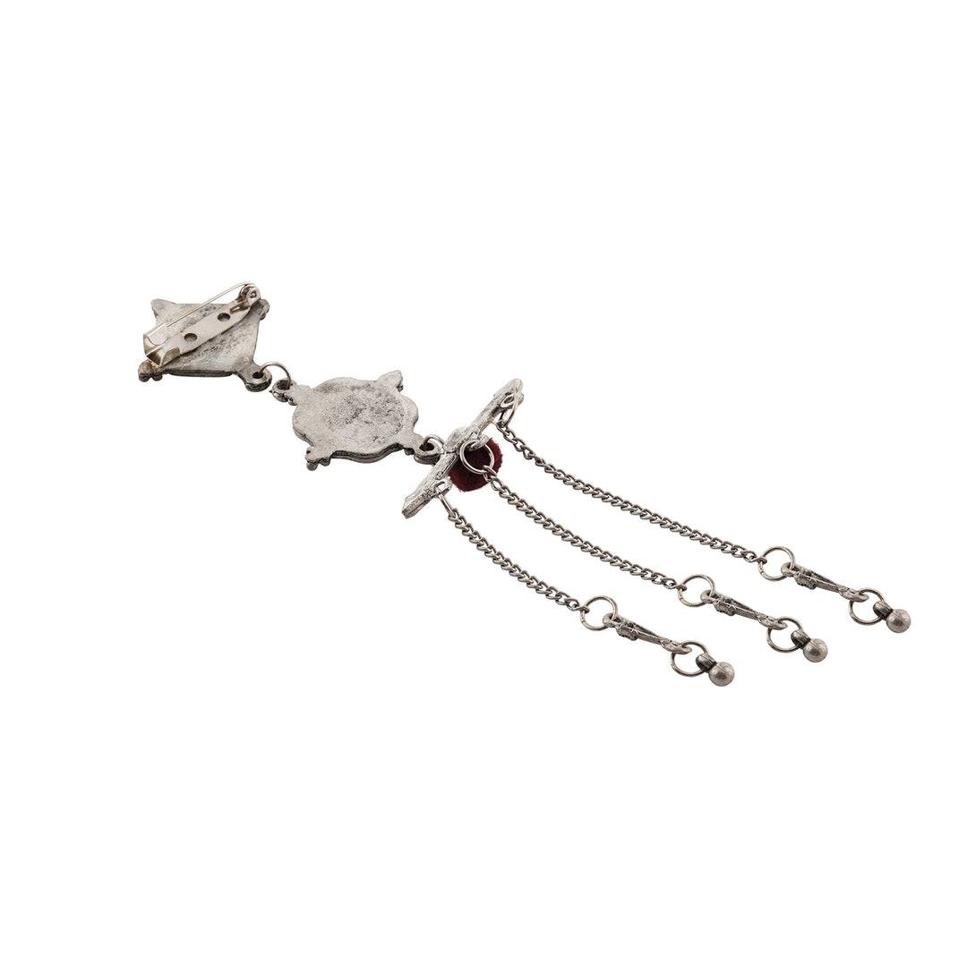 Teejh Mana Coin Brooch