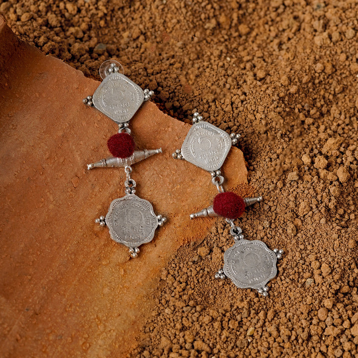 Teejh Swarna Coin Earrings