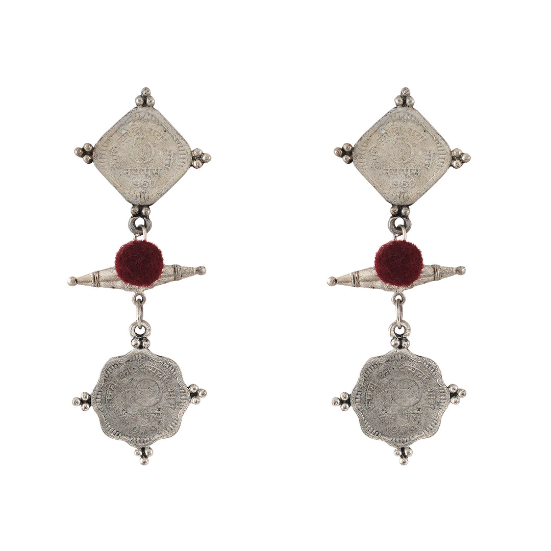 Teejh Swarna Coin Earrings
