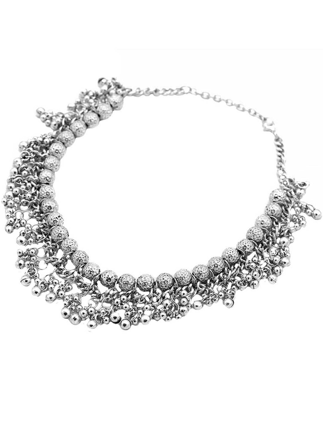 TEEJH JUHI SILVER OXIDISED JEWELRY GIFT SET