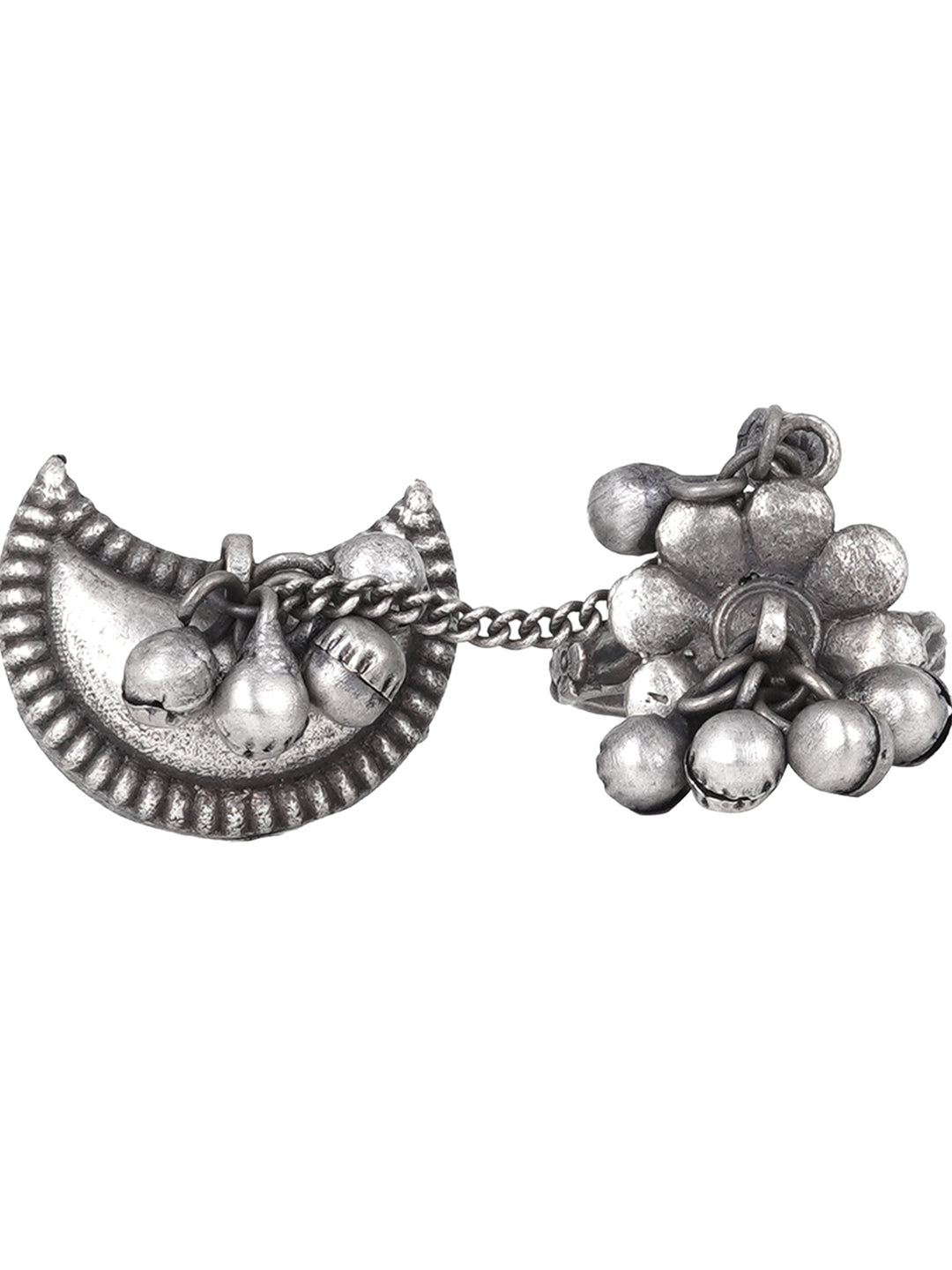 TEEJH JUHI SILVER OXIDISED JEWELRY GIFT SET