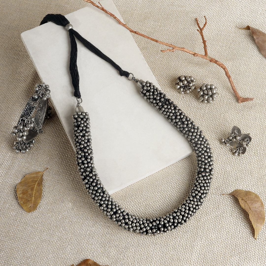 Teejh Nishada Oxidised Silver Jewellery Gift Set