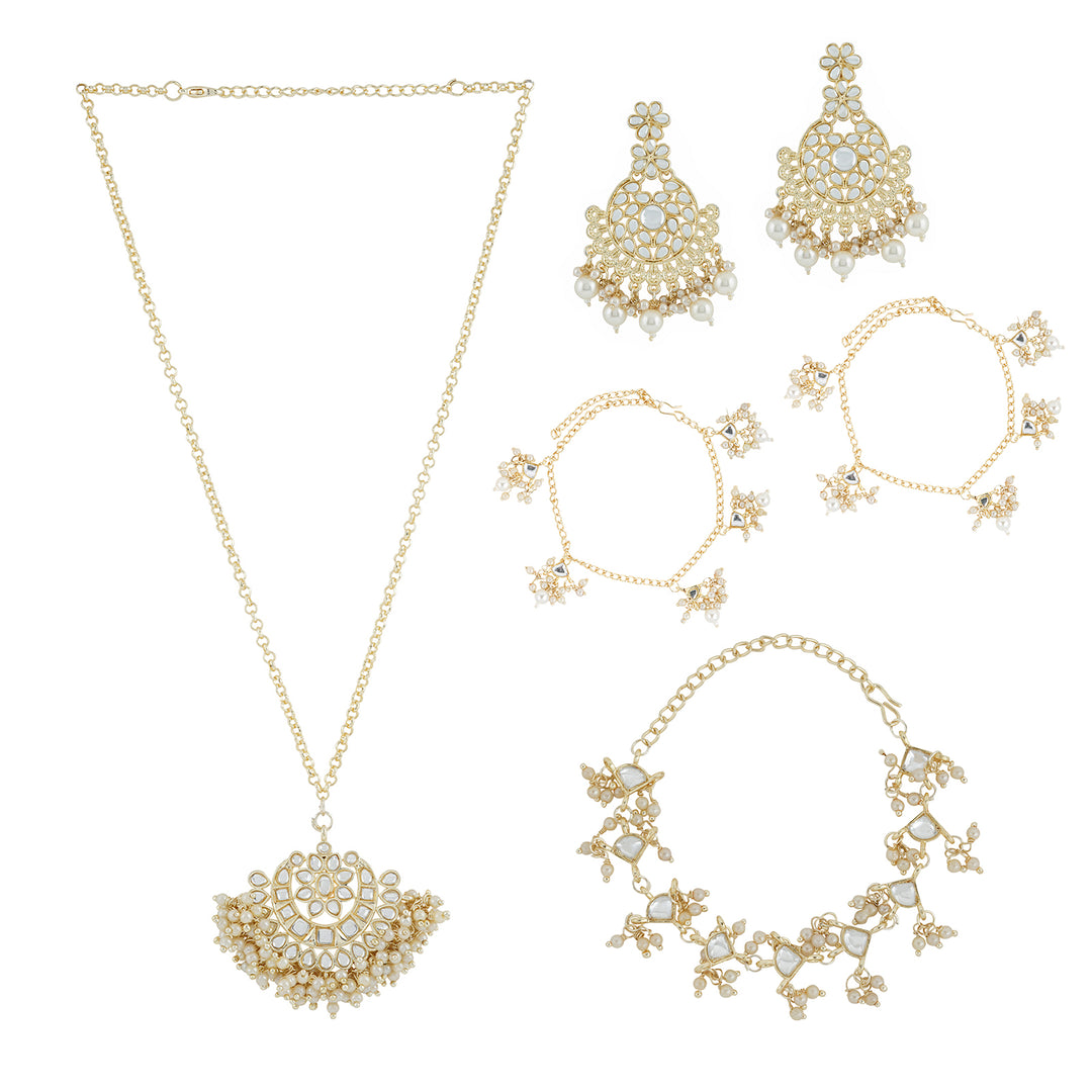 Teejh Khammam Gold Jewellery Gift Set