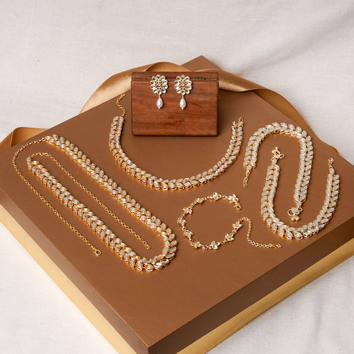 Teejh Proddatur Gold Jewellery Gift Set