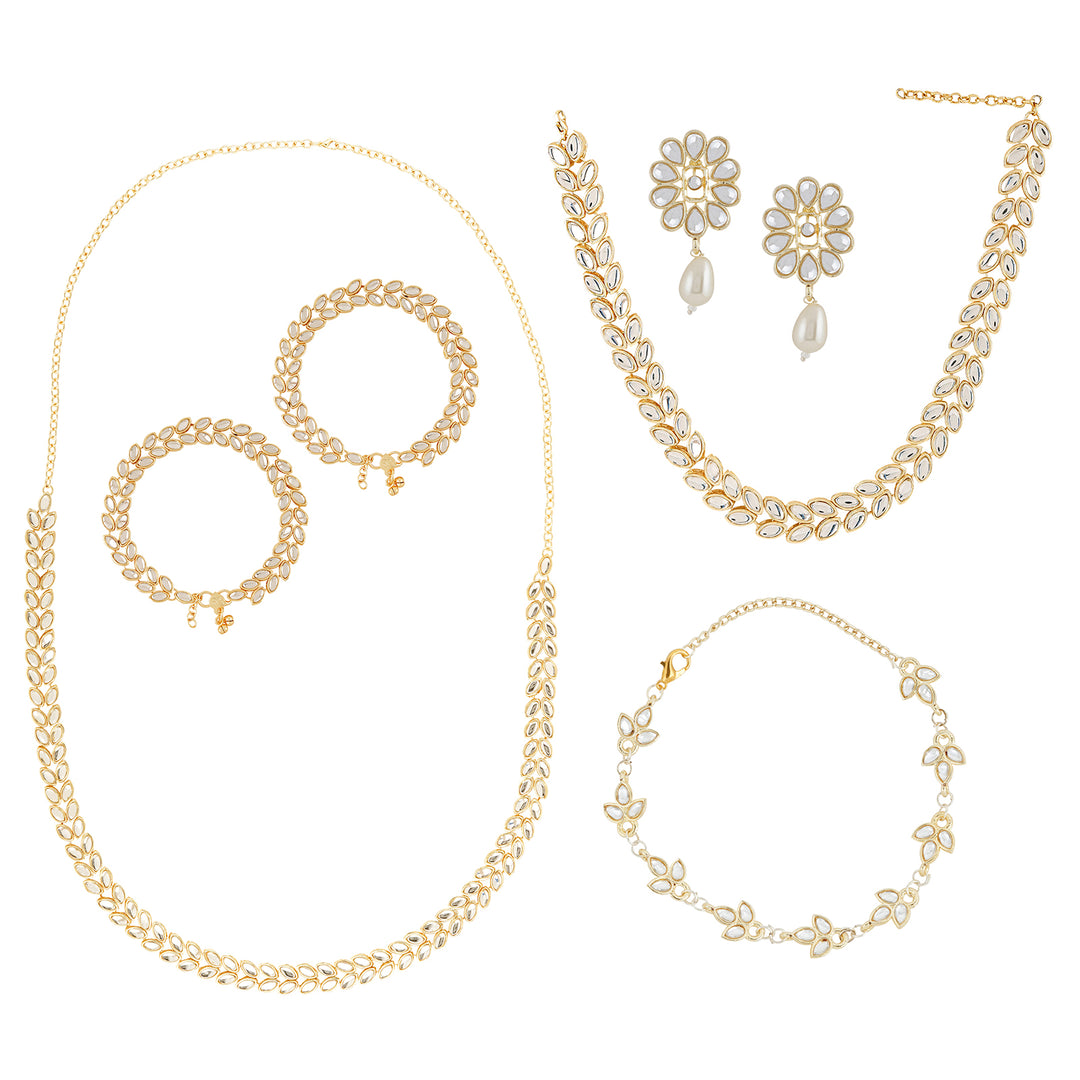 Teejh Proddatur Gold Jewellery Gift Set