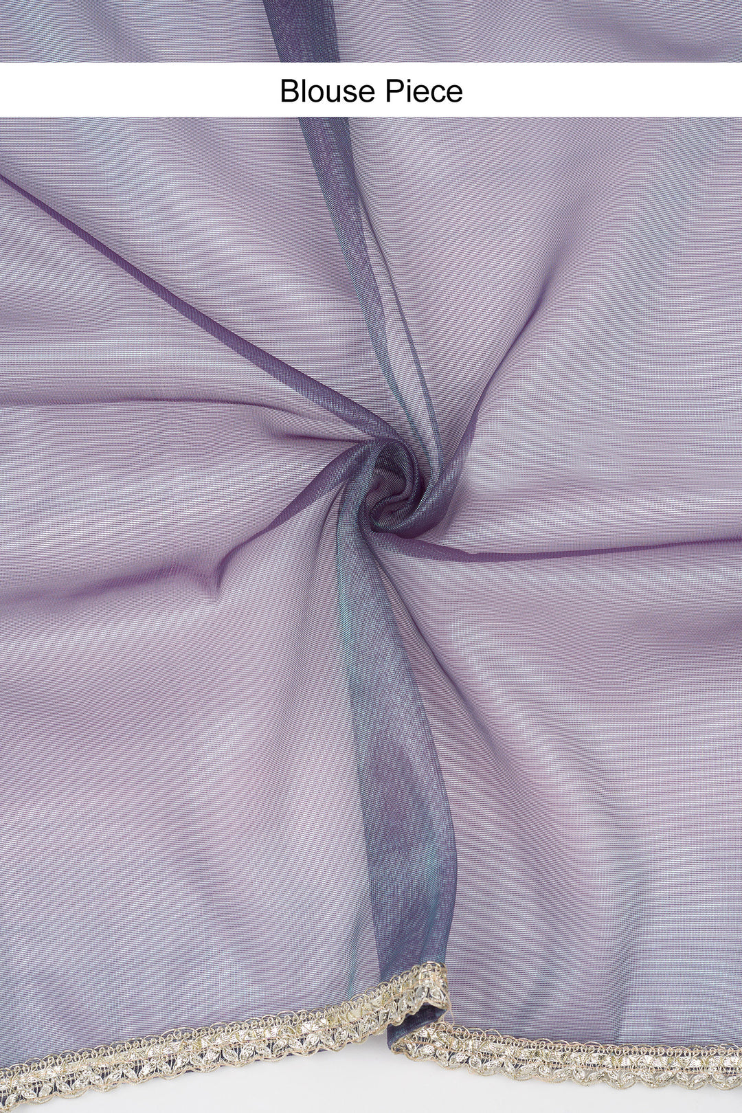 Teejh Rabina Midnight Violet Net Gota Saree