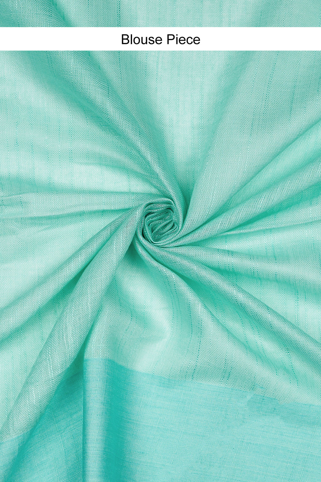 Teejh Muted Muse Turquoise and Yellow Color Block Saree