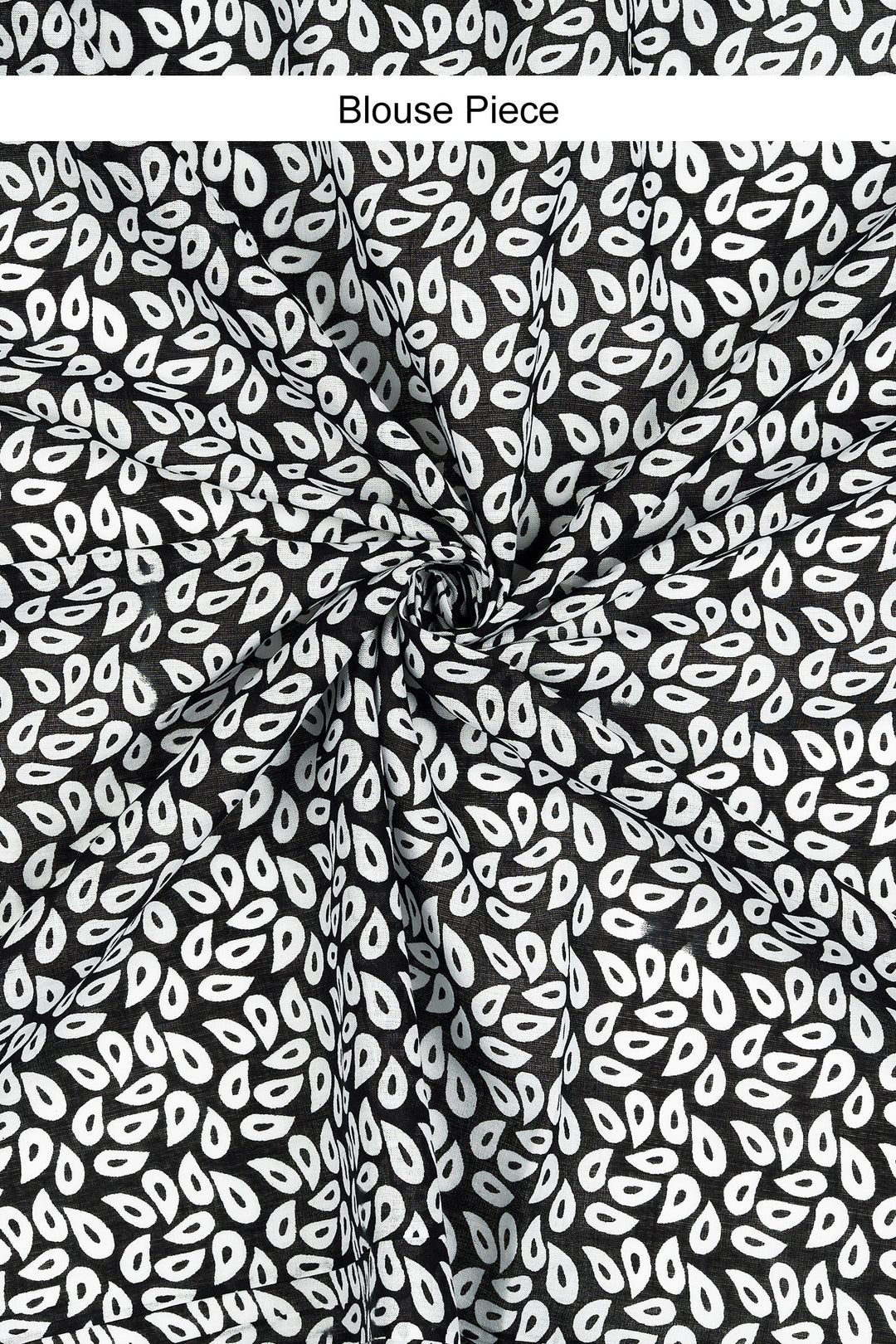 Teejh Shubali Black Hand Blockprint Saree