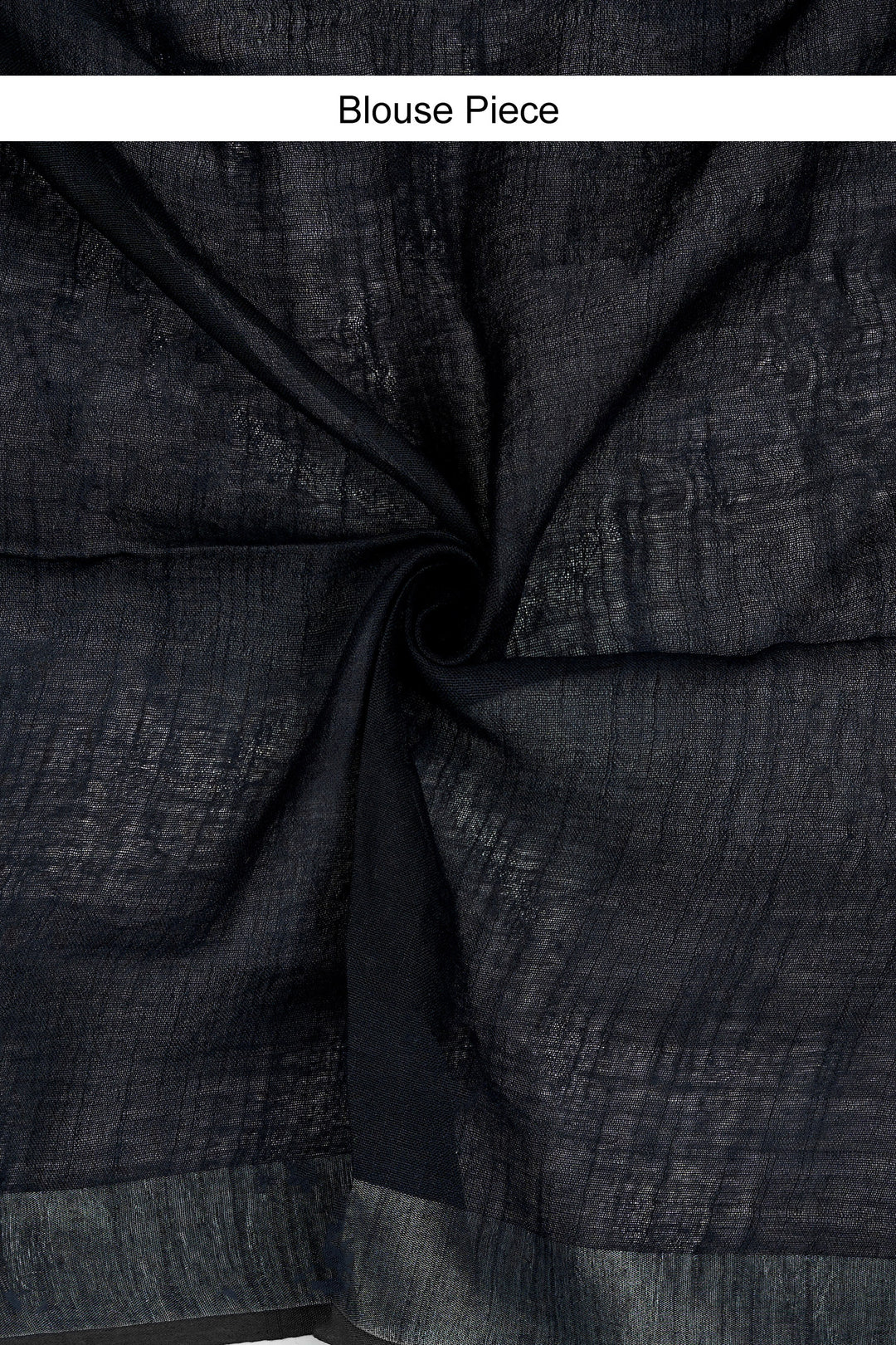 Teejh Vedrani Black &amp; Red Hand Blockprint Saree