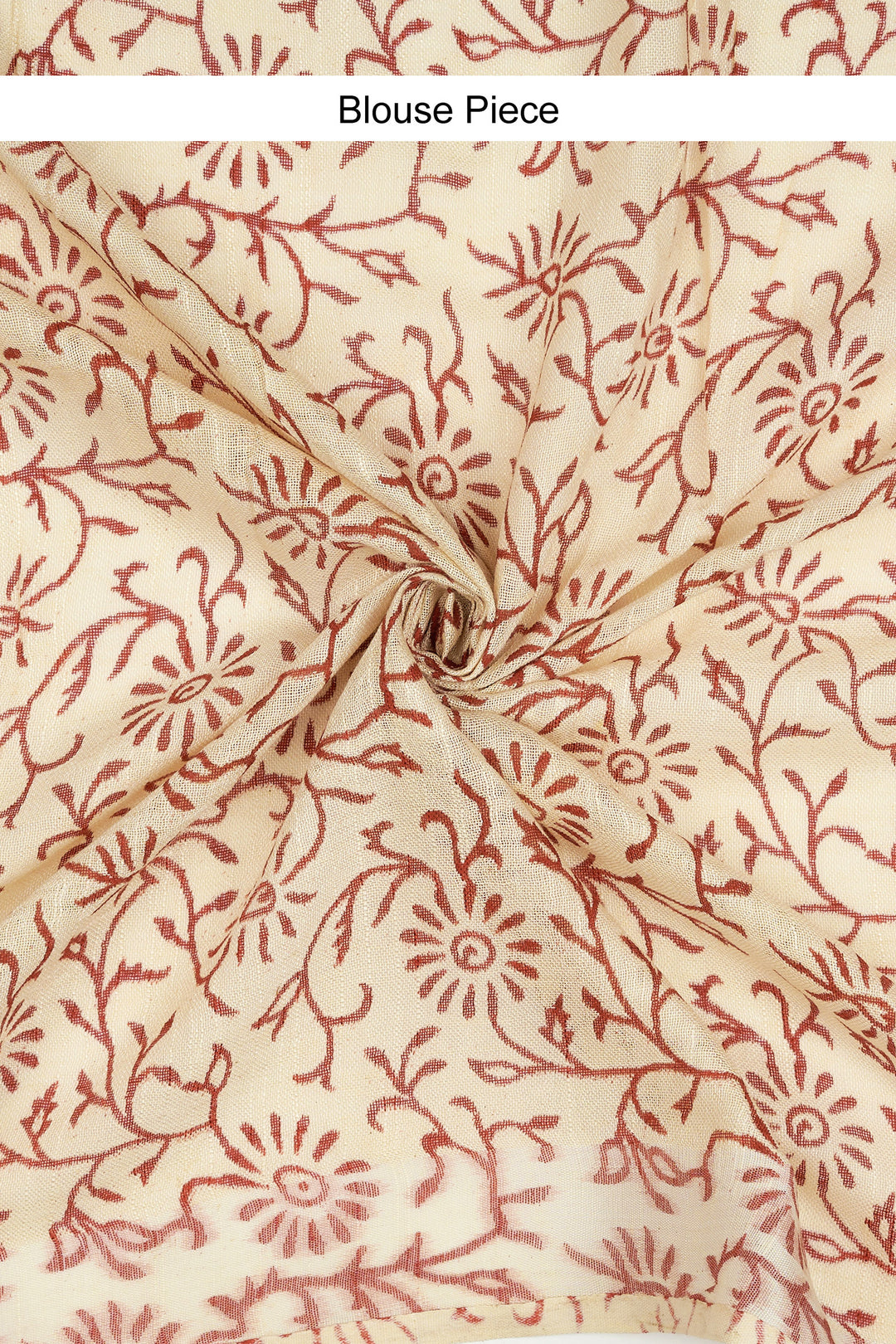 Teejh Matrika Hand Blockprint Saree