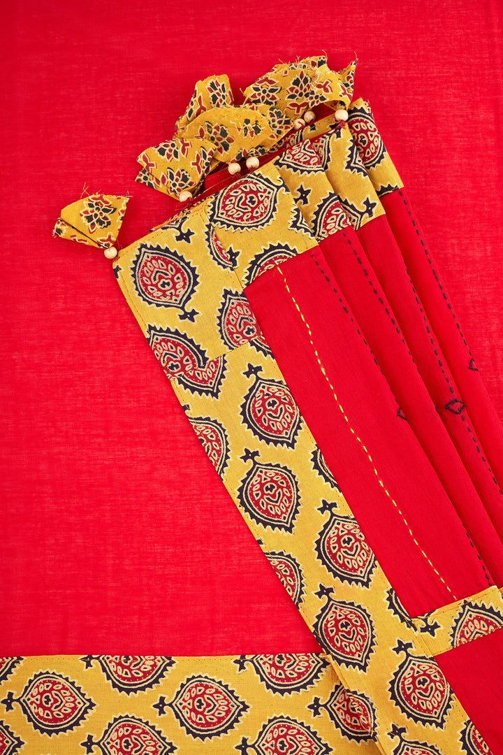 Yavanika Applique &amp; Mirror Work Saree