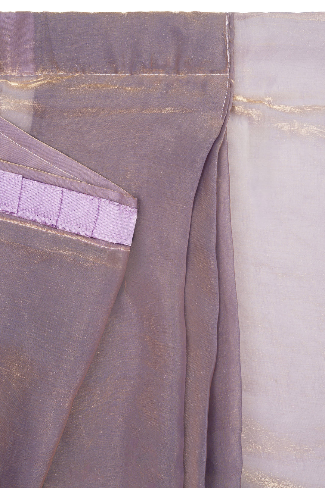 Dharvani Lavender Pre-Draped Saree