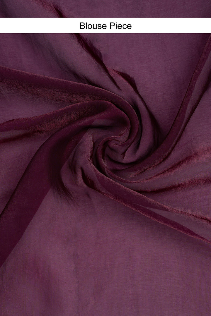 Veditha Magenta Pre-Draped Saree