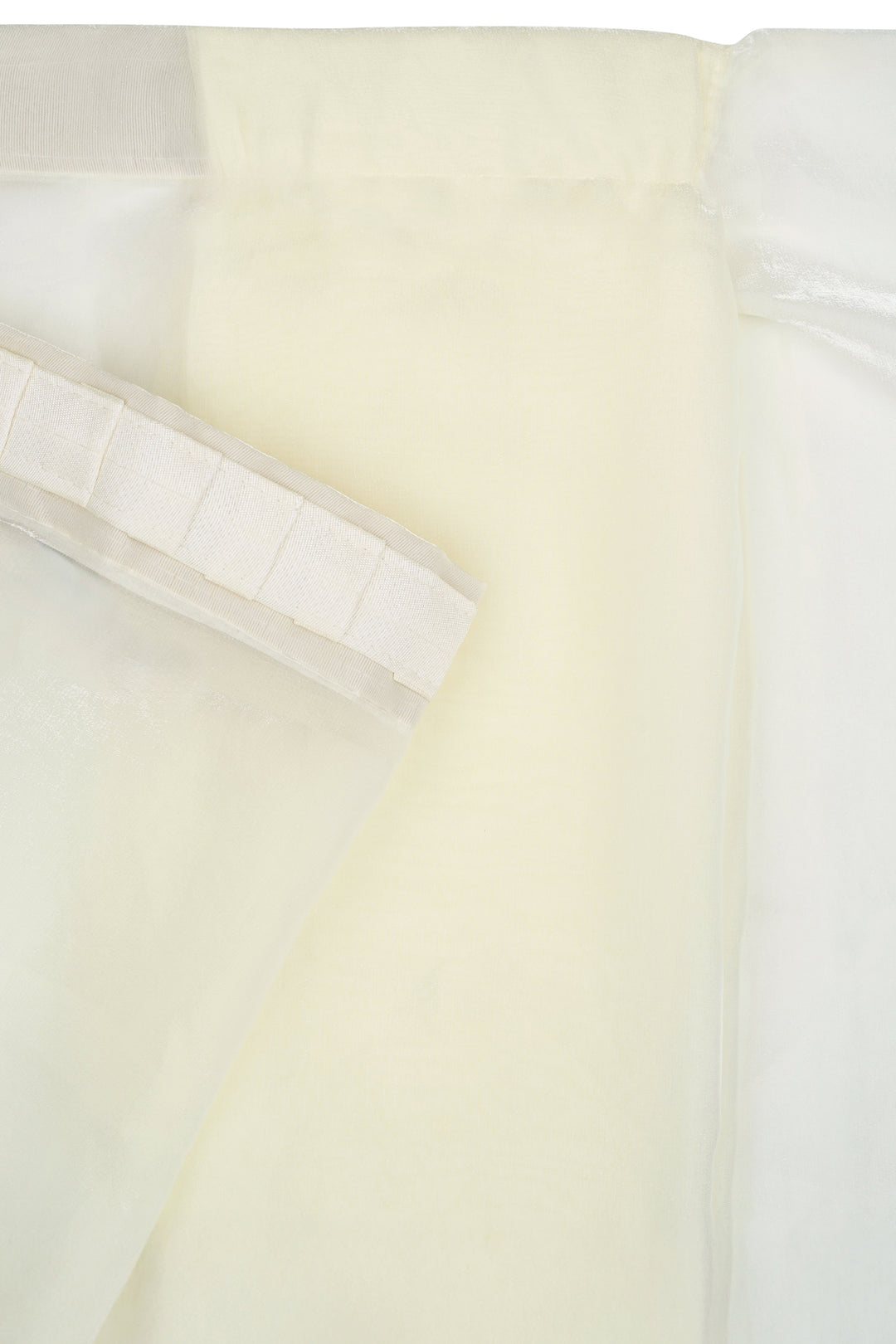 Kavyani Cream Pre-Draped Saree