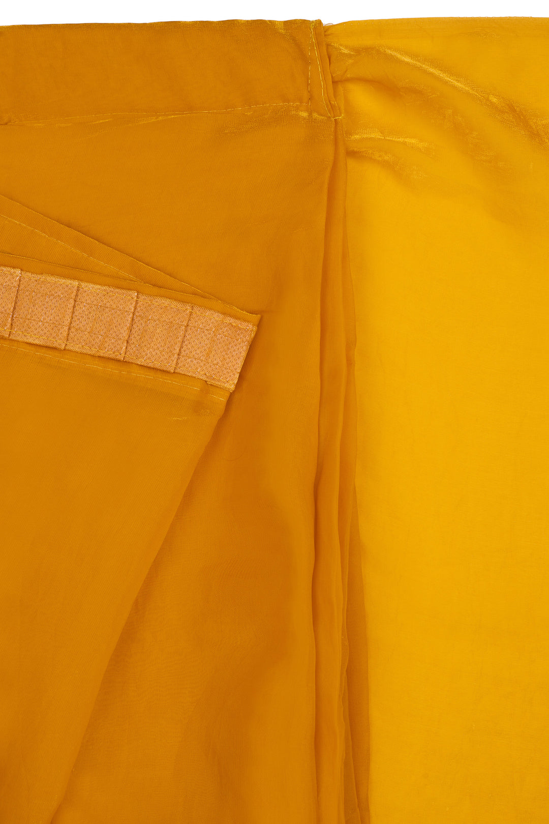 Irya Mustard Pre-Draped Saree