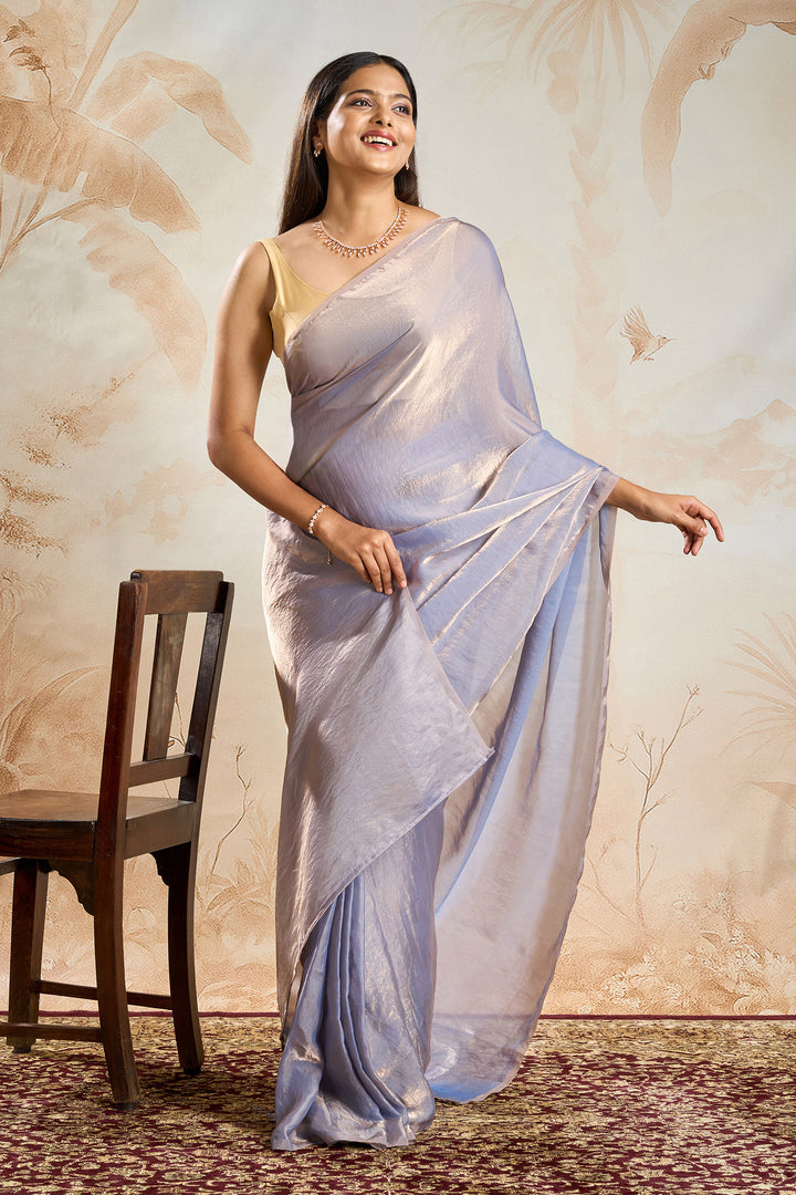 Girika Lilac Pre-Draped Saree