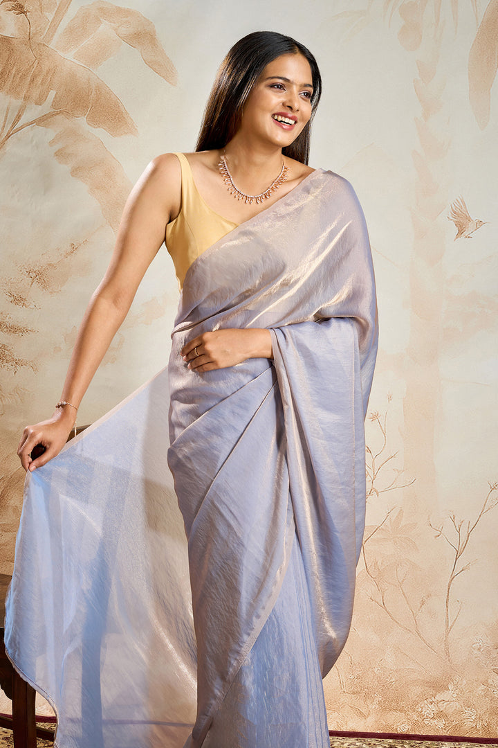 Girika Lilac Pre-Draped Saree