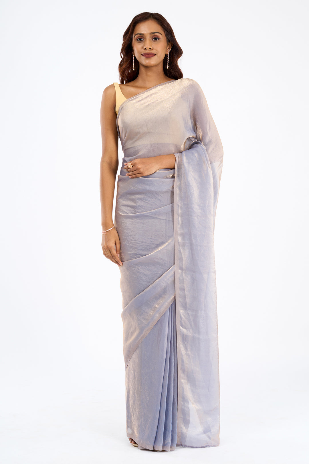 Girika Lilac Pre-Draped Saree