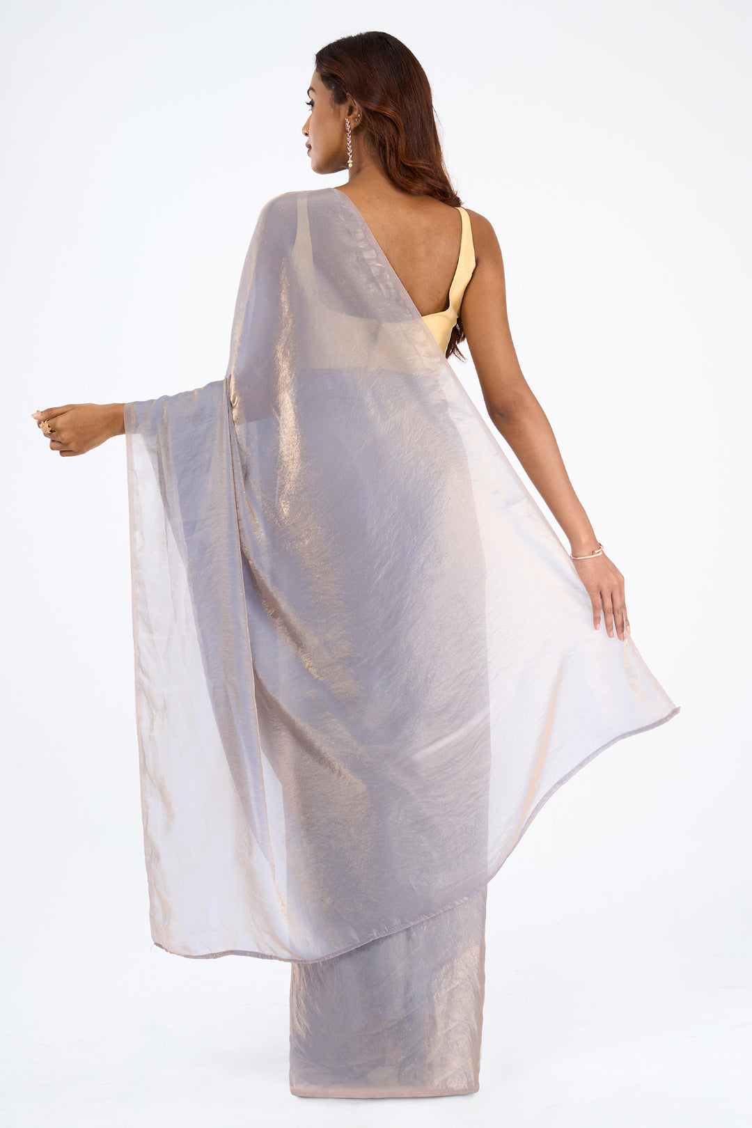 Girika Lilac Pre-Draped Saree