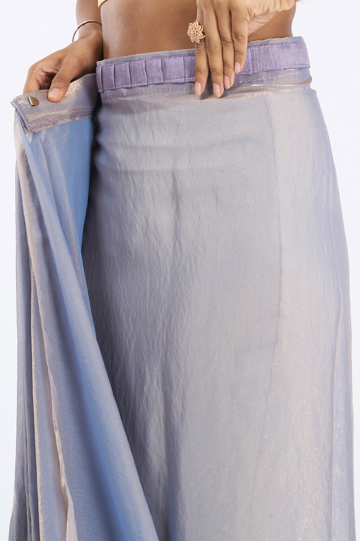 Girika Lilac Pre-Draped Saree