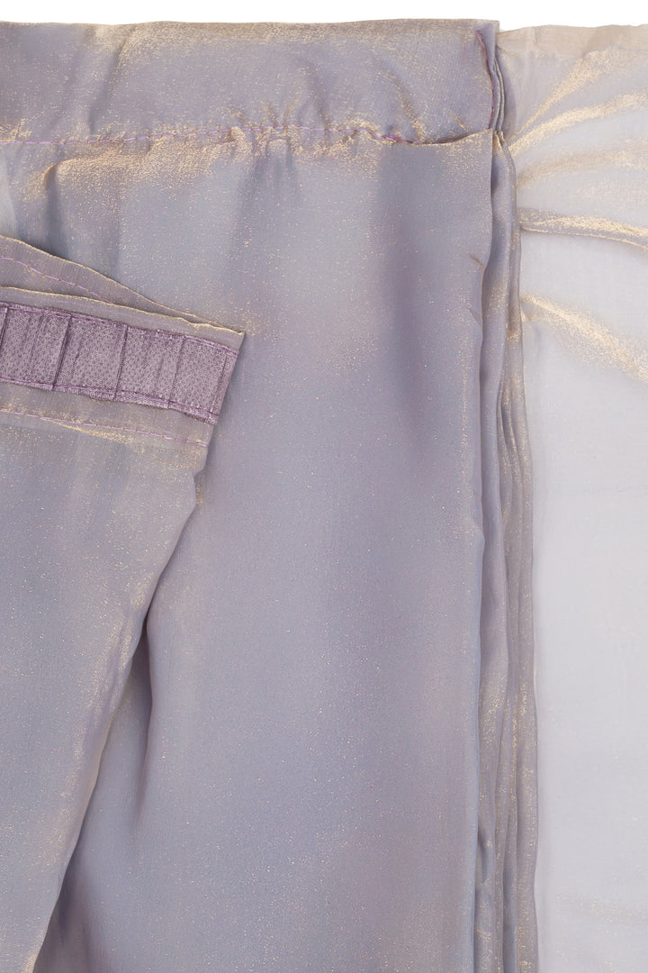 Girika Lilac Pre-Draped Saree