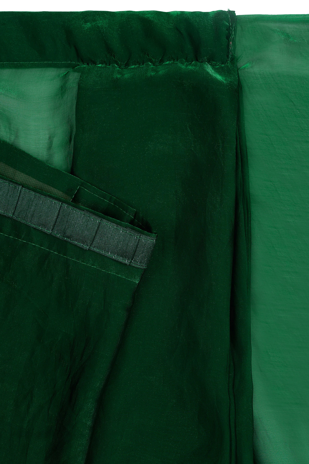 Isveta Green Pre-Draped Saree