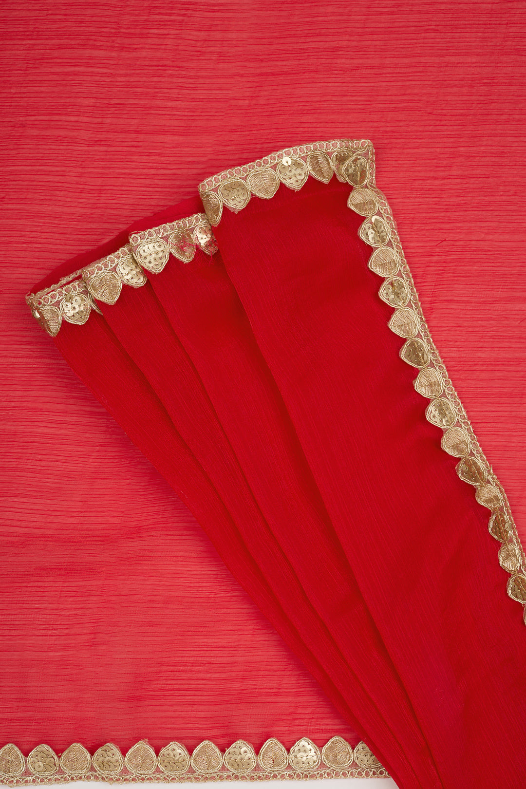 Yamika Fuchsia Pink Shimmer Chiffon Saree