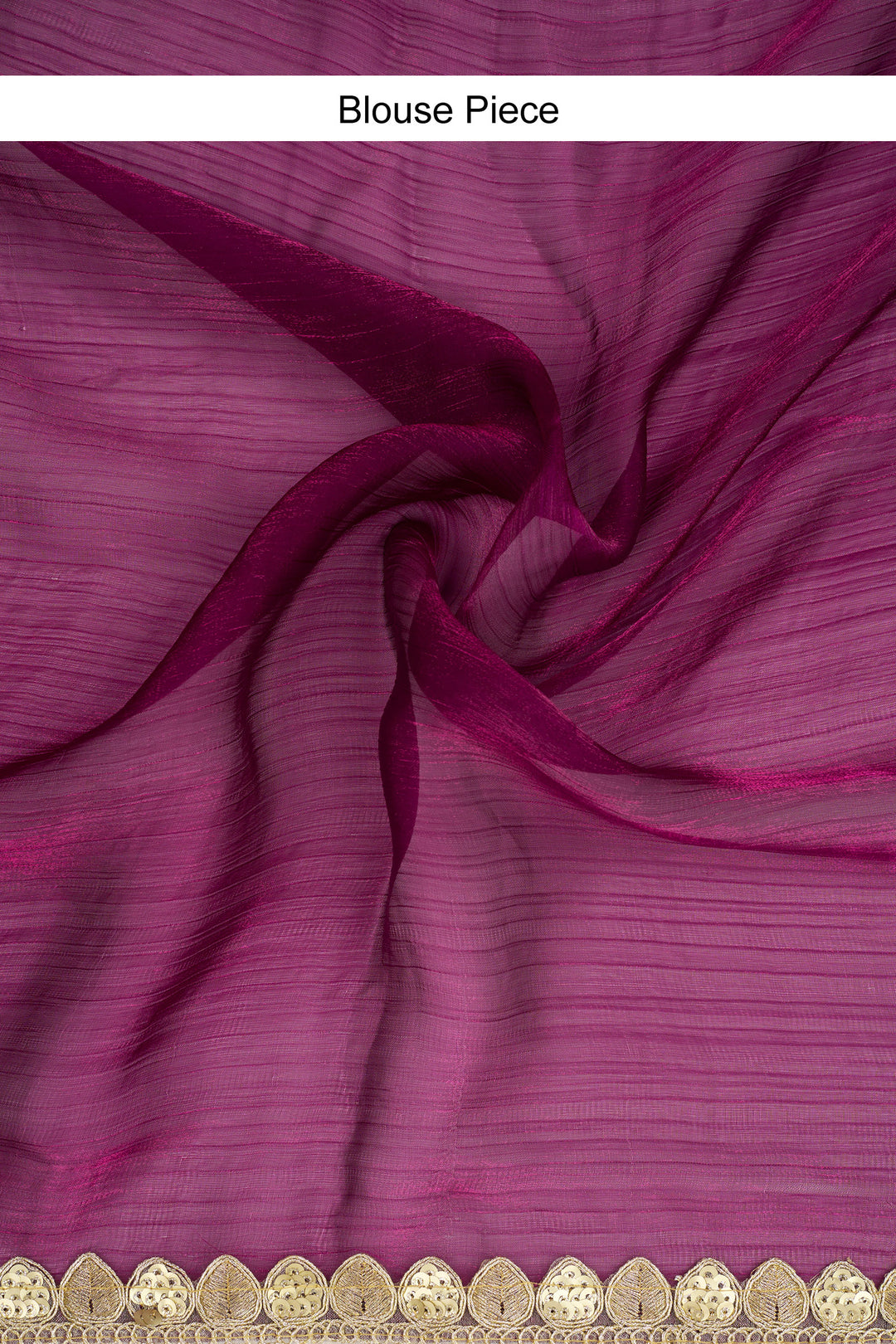 Harshika Magenta Shimmer Chiffon Saree