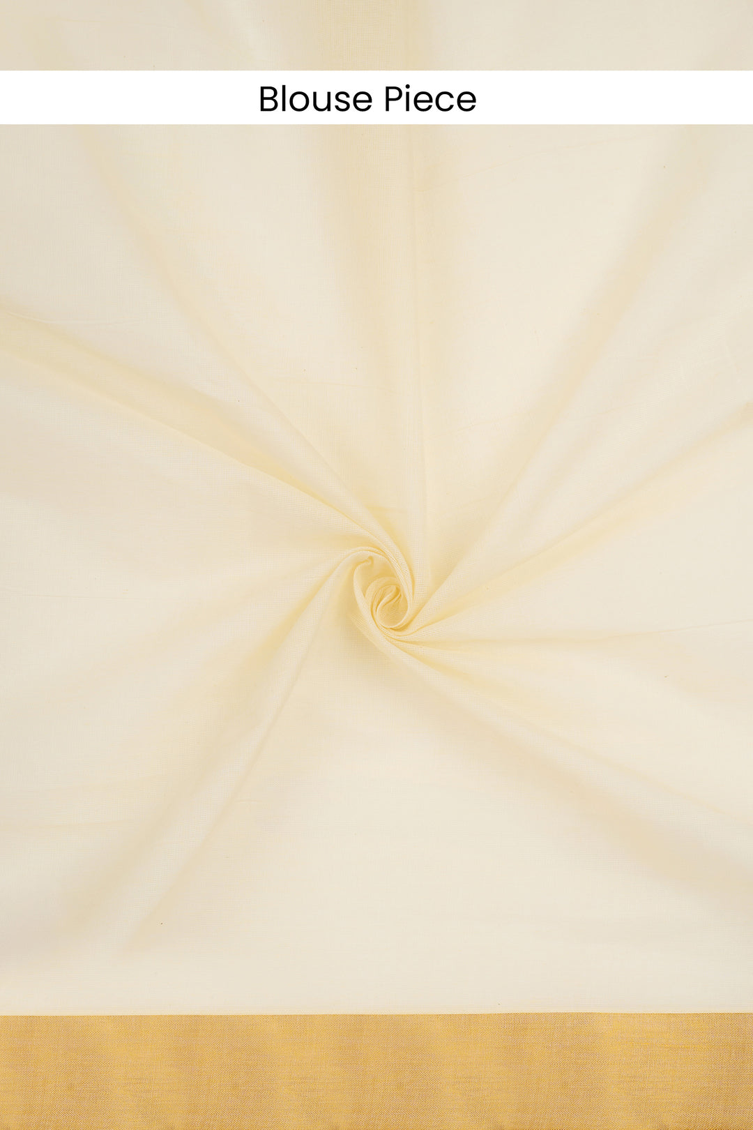 Teejh Revathi Cotton Off white and Golden Kasavu Saree