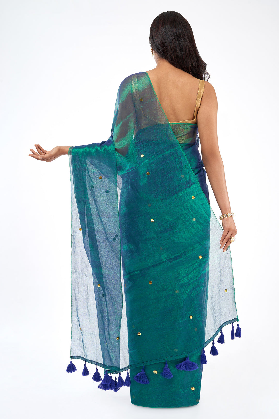 Teejh Jalpari Raga Tissue Saree