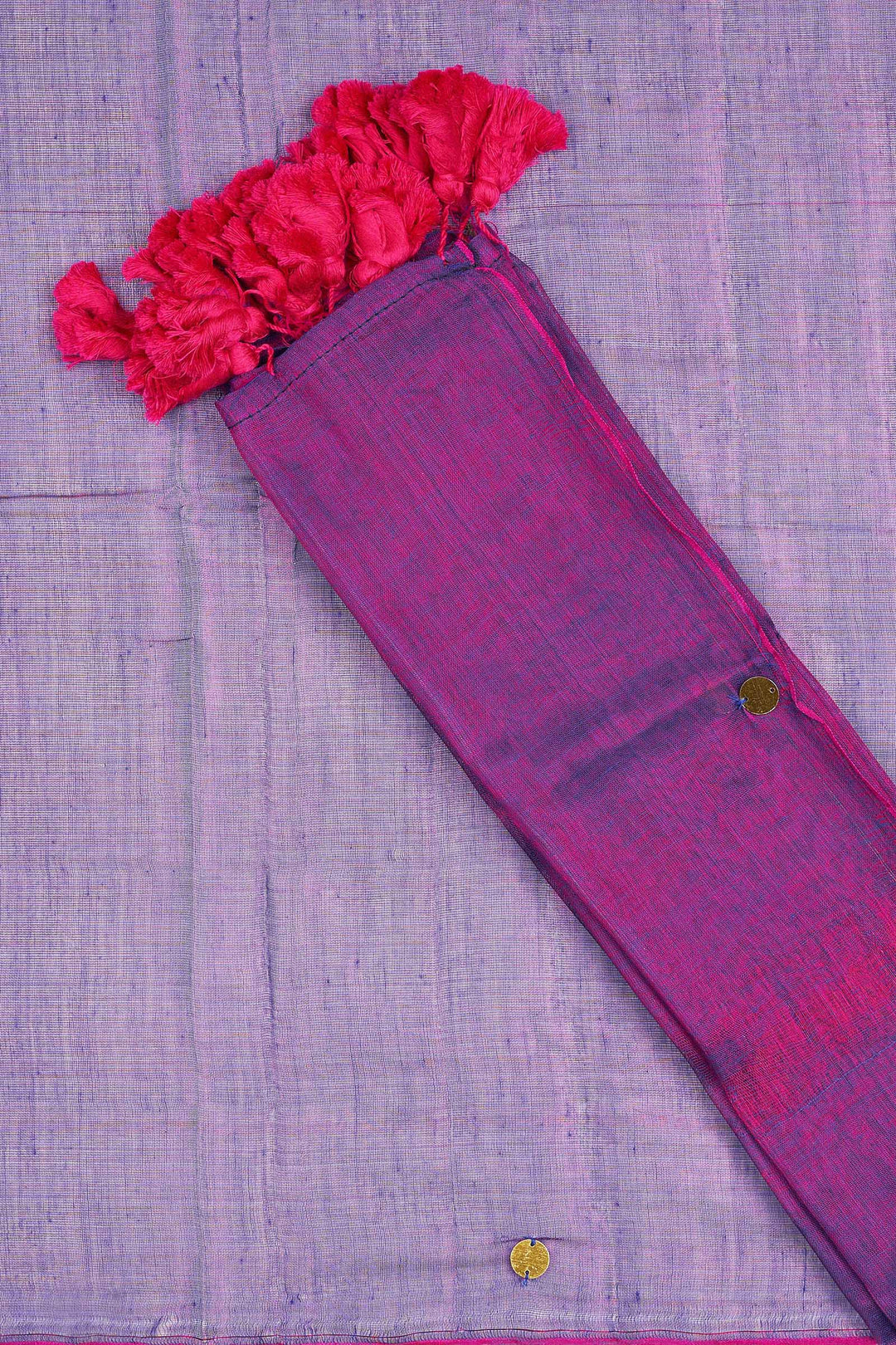 Teejh Banafsha Raga Tissue Saree