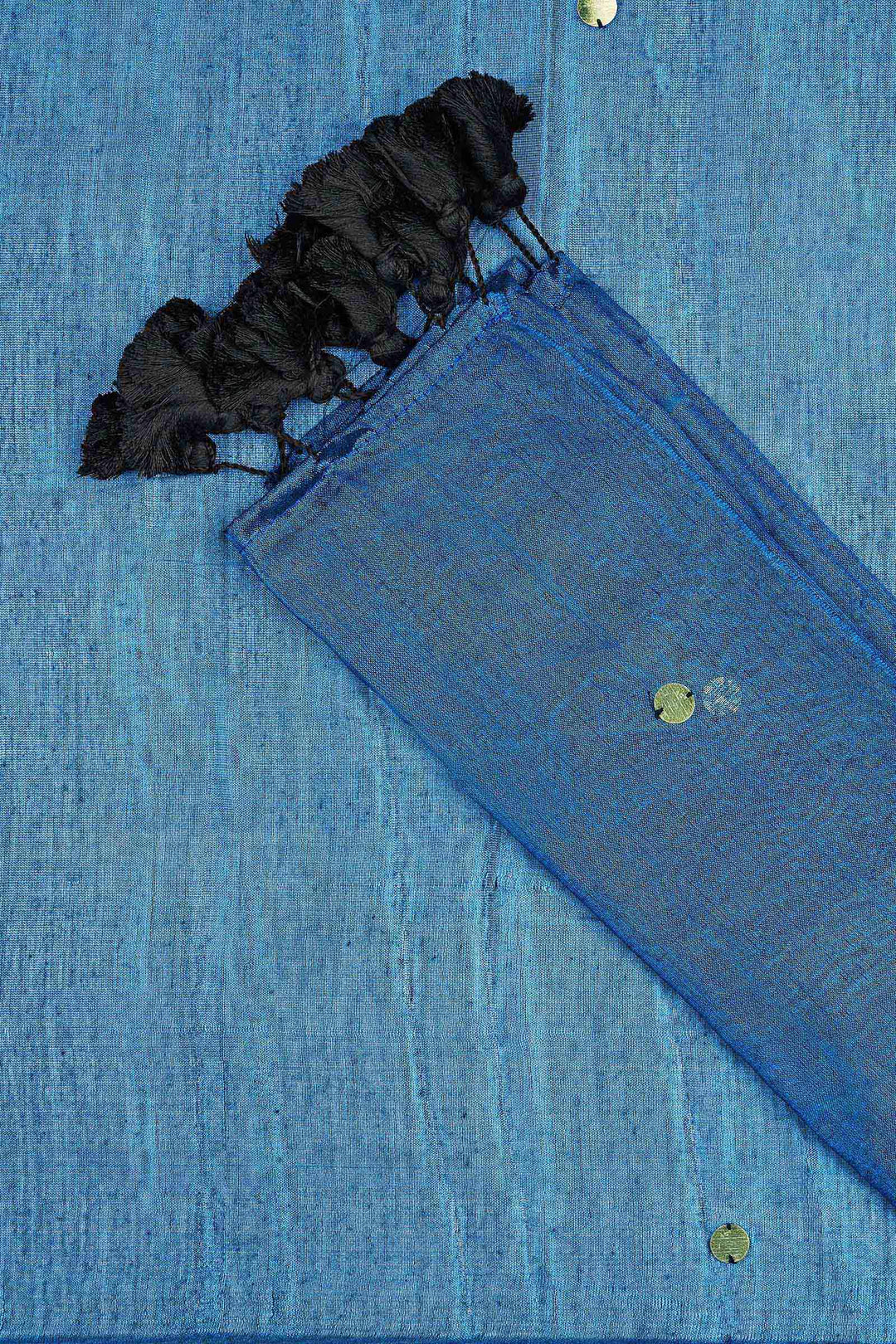 Teejh Tamra Neel Raga Tissue Saree